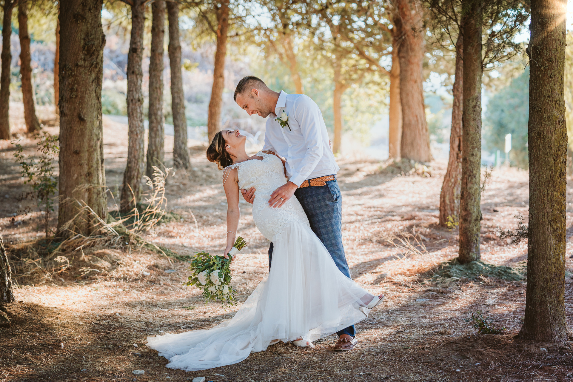 Discover how Ellie and Jack's ethereal, romantic Cyprus wedding unfolded, captured magically moment by moment by us, their Minthis Hills wedding photographer.