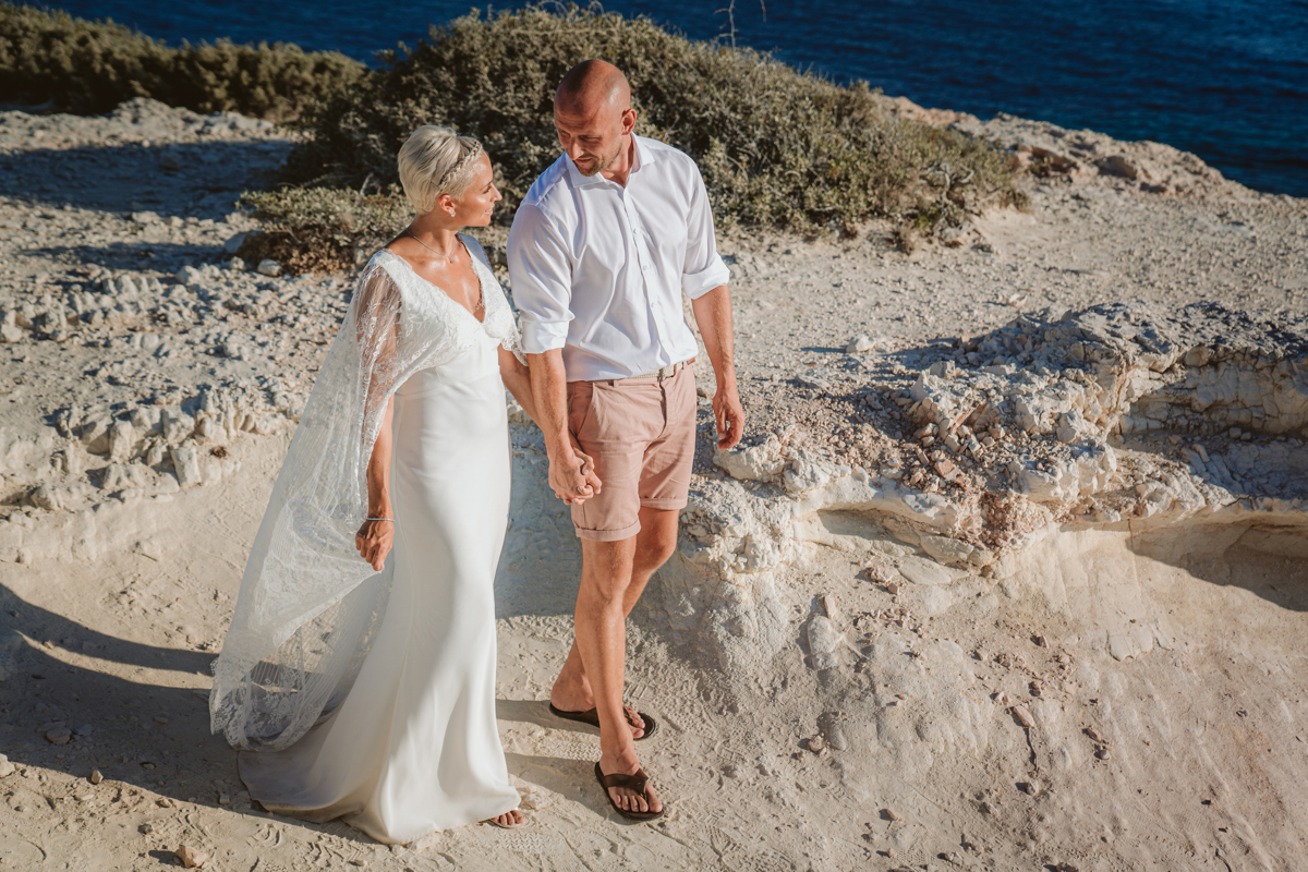 Alana & Luke’s Sensational Underwater Cyprus Sea Caves Trash the Dress Shoot 3