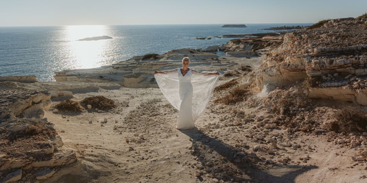Alana & Luke’s Sensational Underwater Cyprus Sea Caves Trash the Dress Shoot 5