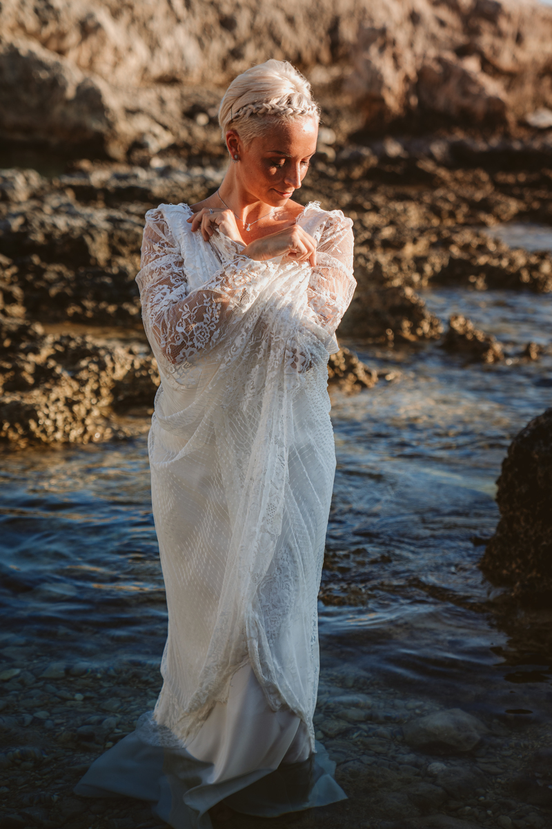 Alana & Luke’s Sensational Underwater Cyprus Sea Caves Trash the Dress Shoot 6