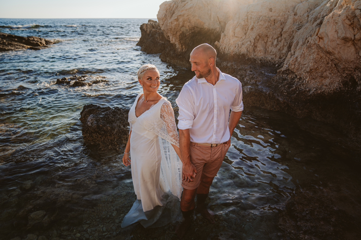 Alana & Luke’s Sensational Underwater Cyprus Sea Caves Trash the Dress Shoot 7