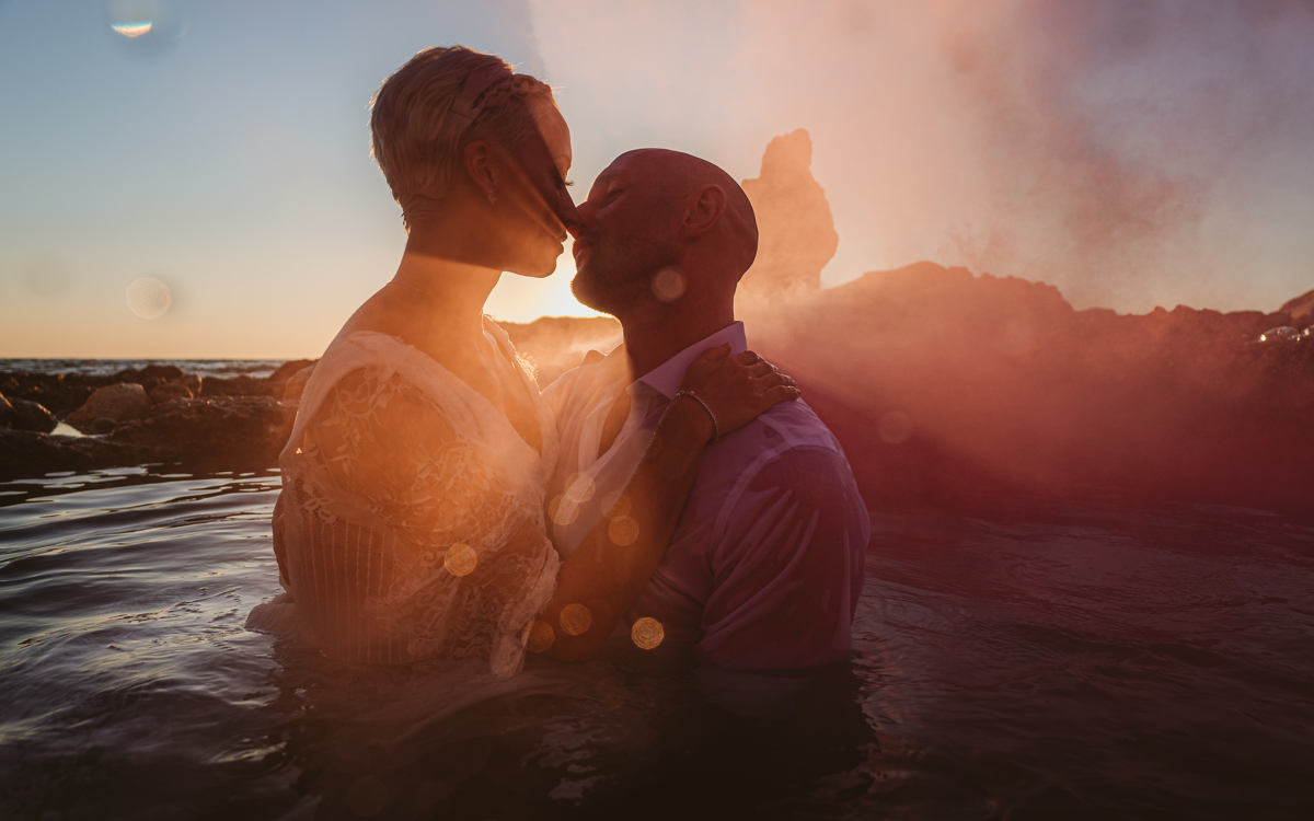 Alana & Luke’s Sensational Underwater Cyprus Sea Caves Trash the Dress Shoot 2