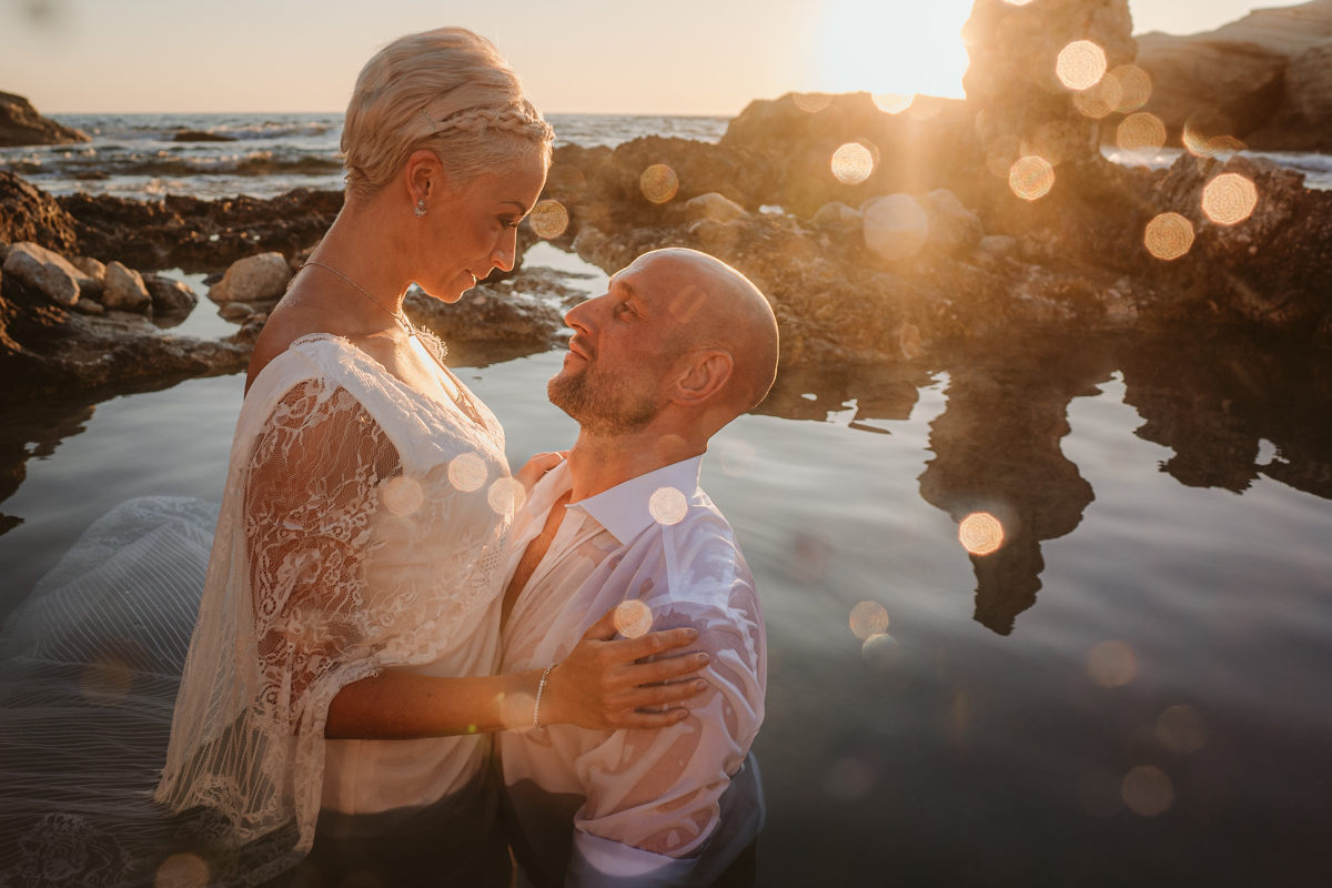 Alana & Luke’s Sensational Underwater Cyprus Sea Caves Trash the Dress Shoot 17