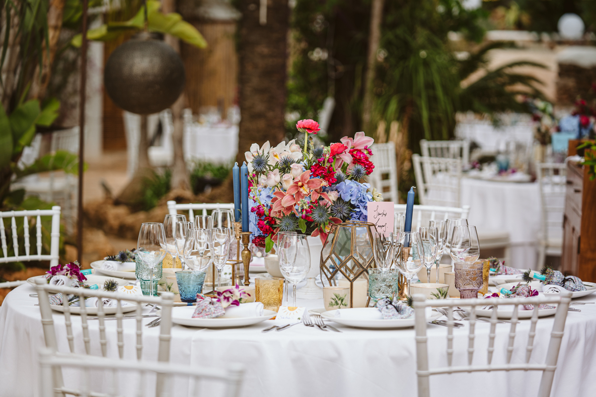 Go behind the scenes at Antonia & Birger's luxury, ultra-romantic Atzaro Ibiza wedding with a ceremony beside the water and epic party after dark.