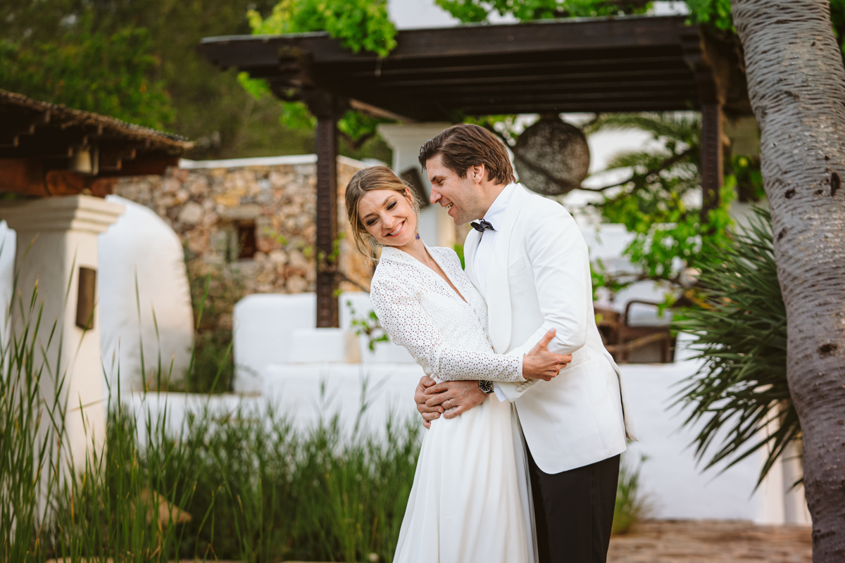 Go behind the scenes at Antonia & Birger's luxury, ultra-romantic Atzaro Ibiza wedding with a ceremony beside the water and epic party after dark.