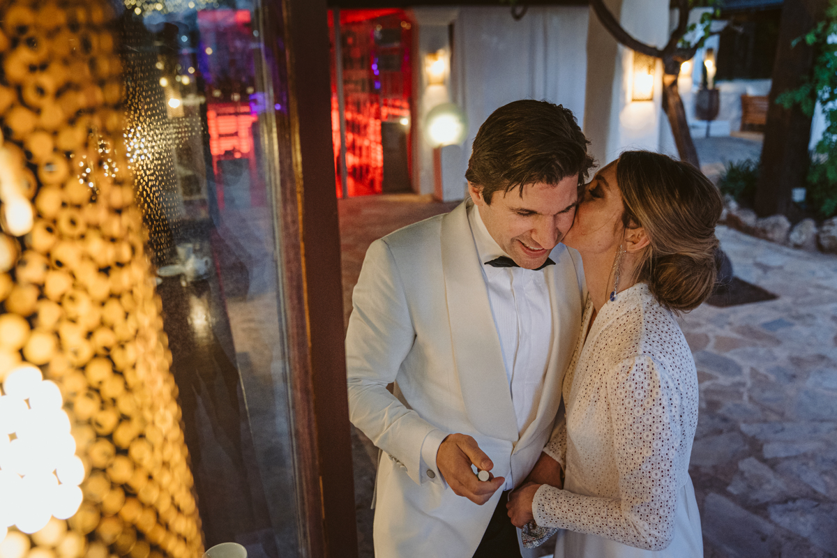 Go behind the scenes at Antonia & Birger's luxury, ultra-romantic Atzaro Ibiza wedding with a ceremony beside the water and epic party after dark.