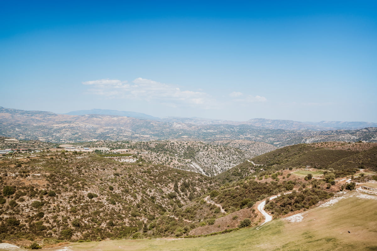 Emily and Chris get married at Minthis Hills in Cyprus