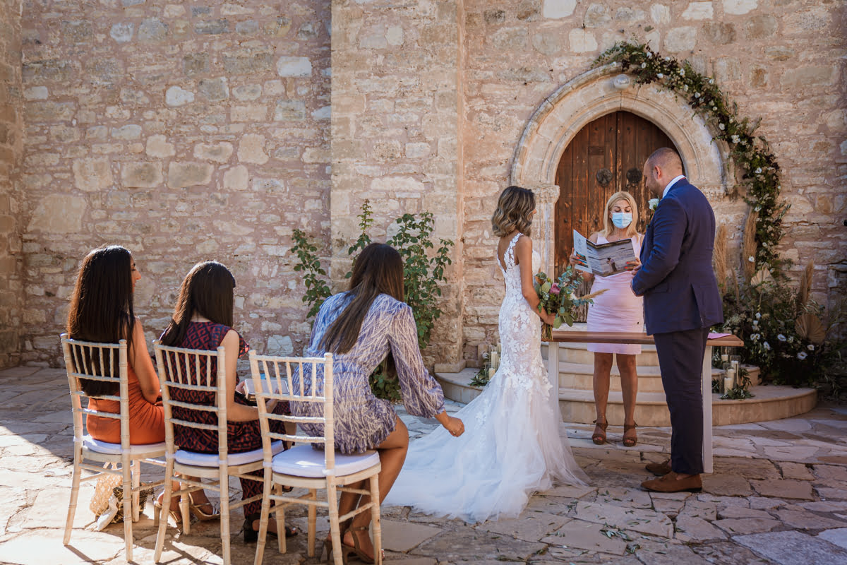 Emily and Chris get married at Minthis Hills in Cyprus