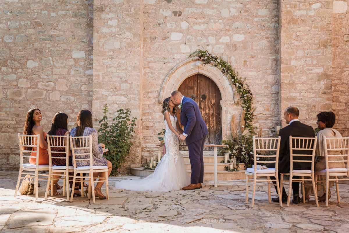 Emily and Chris get married at Minthis Hills in Cyprus