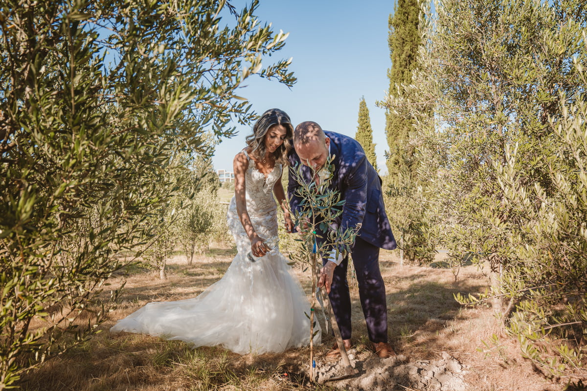 Emily and Chris get married at Minthis Hills in Cyprus