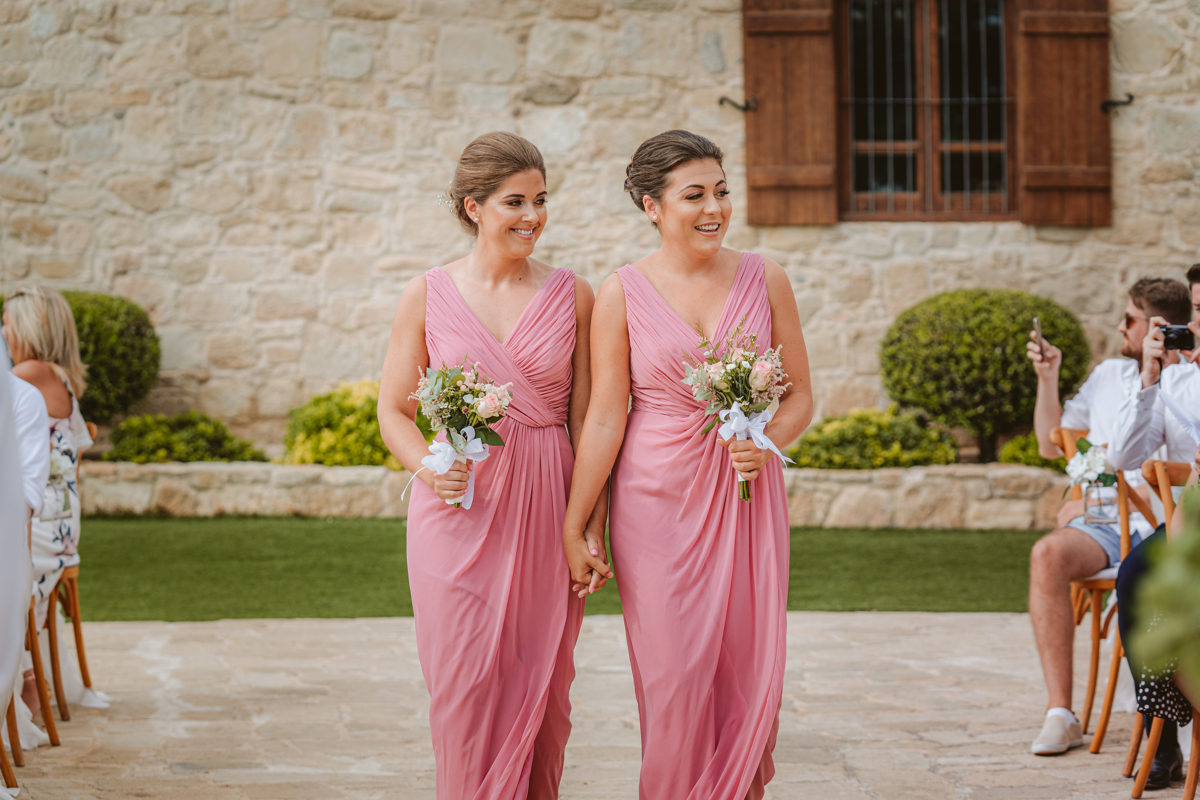 Get a sneak peek at Charlene and Ben's beautiful blush pink Liopetro wedding in Cyprus, captured by Beziique, their creative Kouklia wedding photographers.