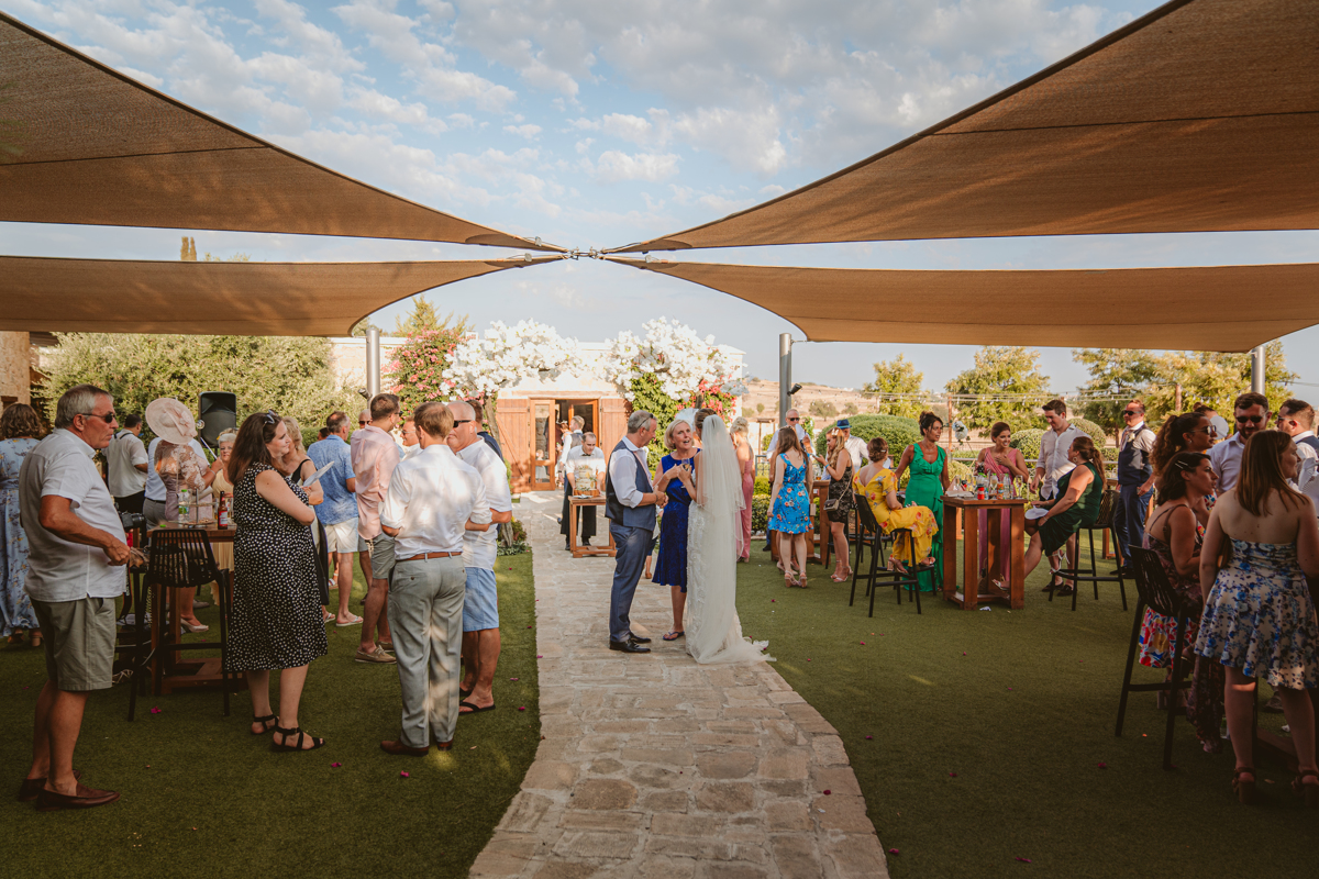 Get a sneak peek at Charlene and Ben's beautiful blush pink Liopetro wedding in Cyprus, captured by Beziique, their creative Kouklia wedding photographers.