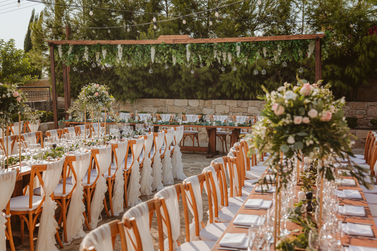 Get a sneak peek at Charlene and Ben's beautiful blush pink Liopetro wedding in Cyprus, captured by Beziique, their creative Kouklia wedding photographers.