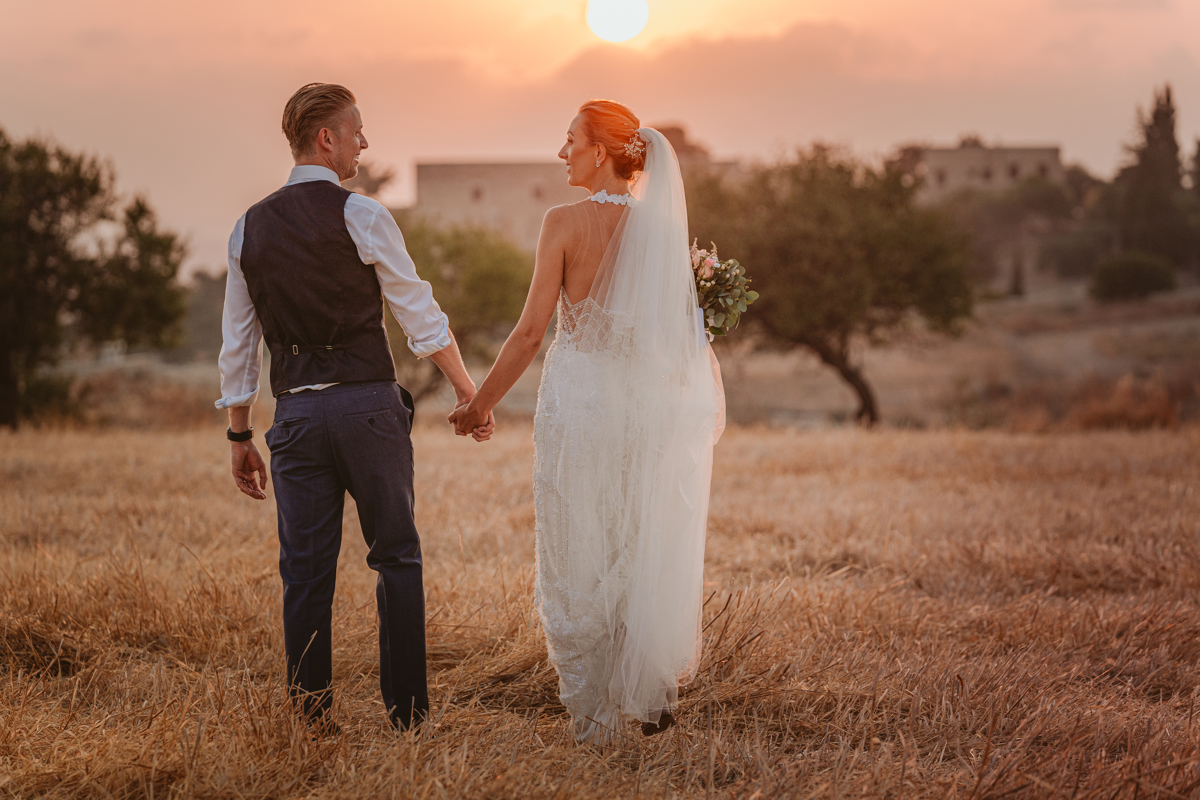 Get a sneak peek at Charlene and Ben's beautiful blush pink Liopetro wedding in Cyprus, captured by Beziique, their creative Kouklia wedding photographers.
