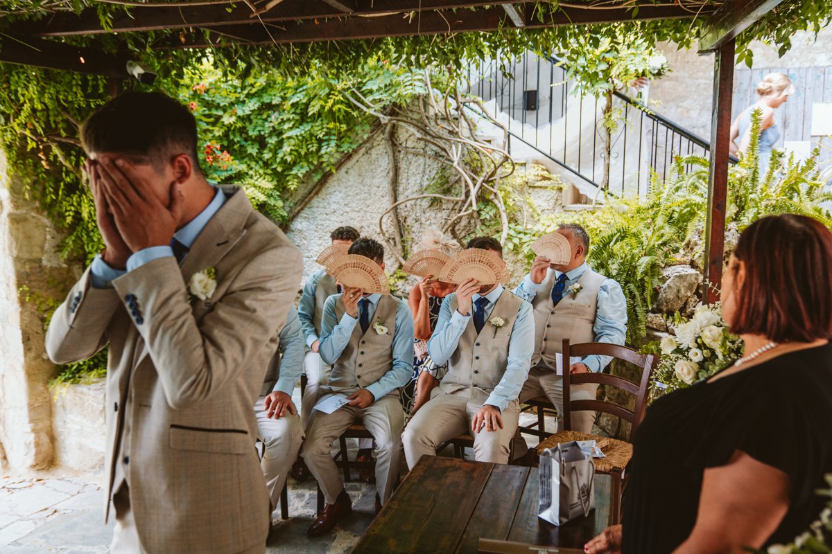 Go behind the scenes of our 1st Cyprus wedding since covid-19 as Vasilias wedding photographer for Liam & Chloe dream destination wedding.