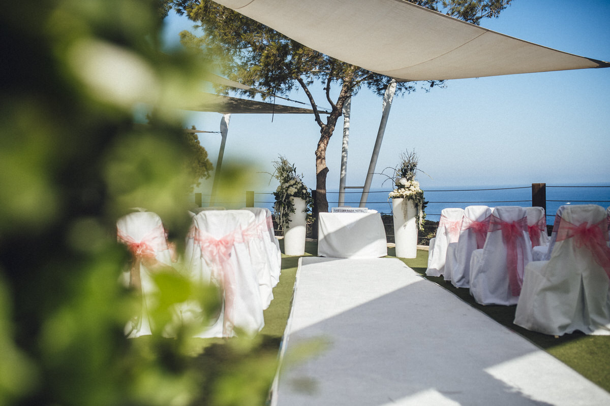 view of the sea from venue