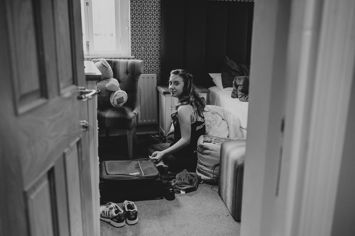 unpacking the gear