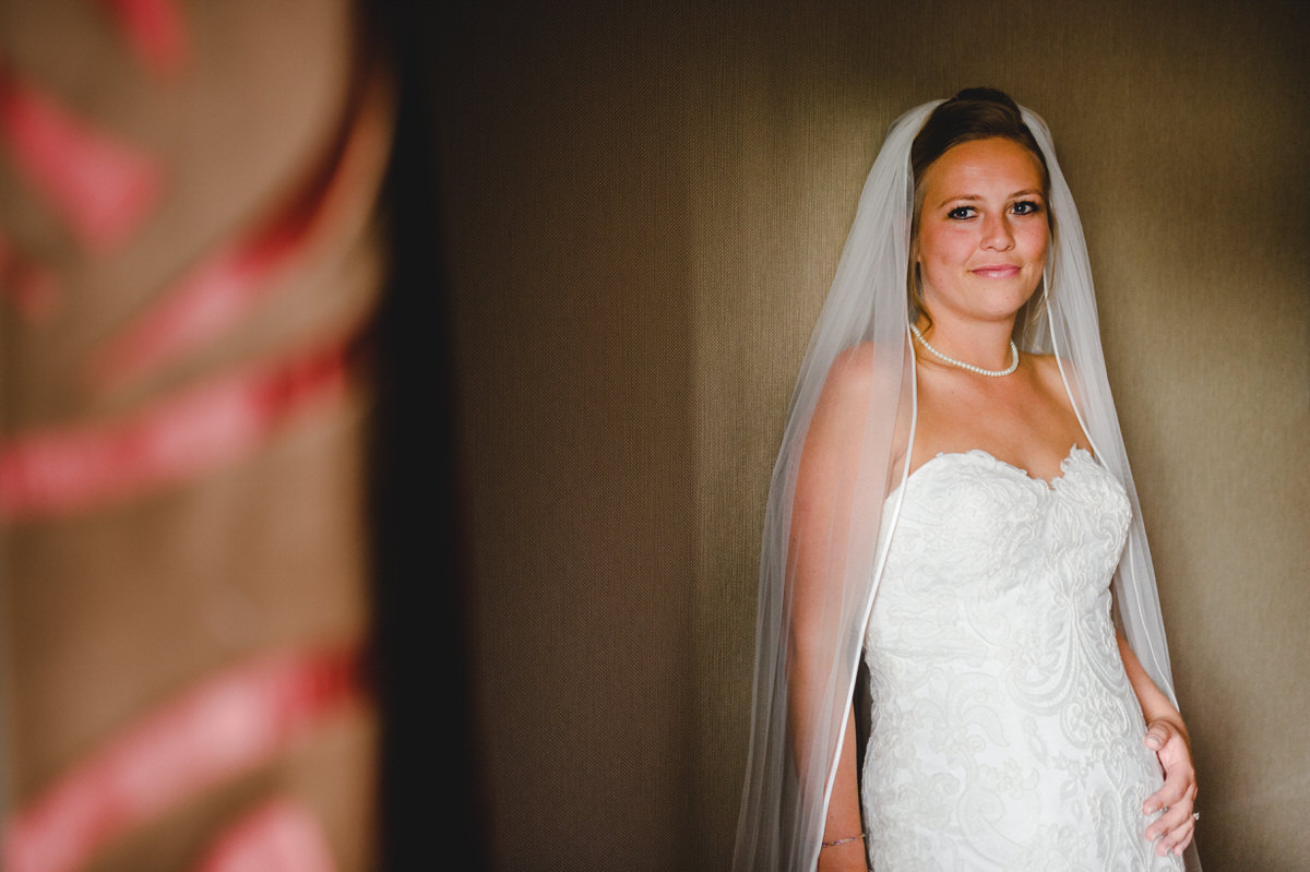 Blushing bride