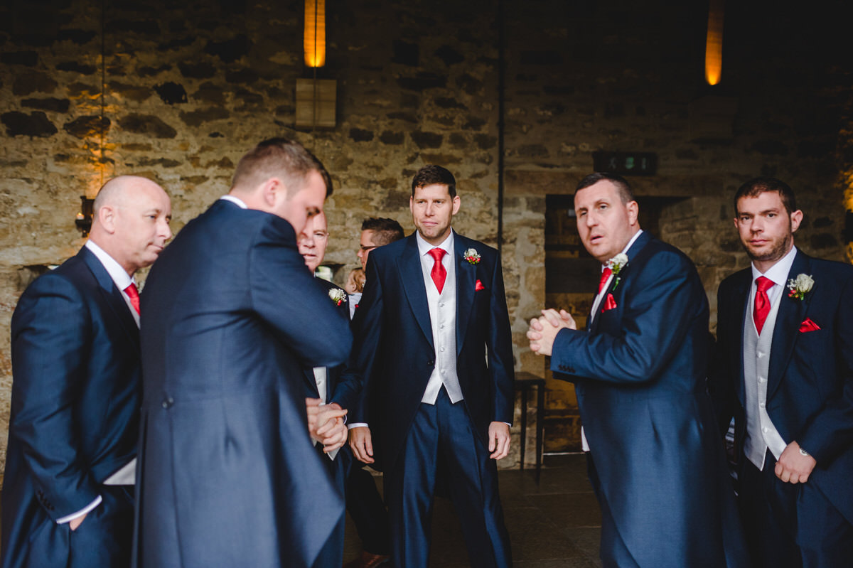 The groom and his boys