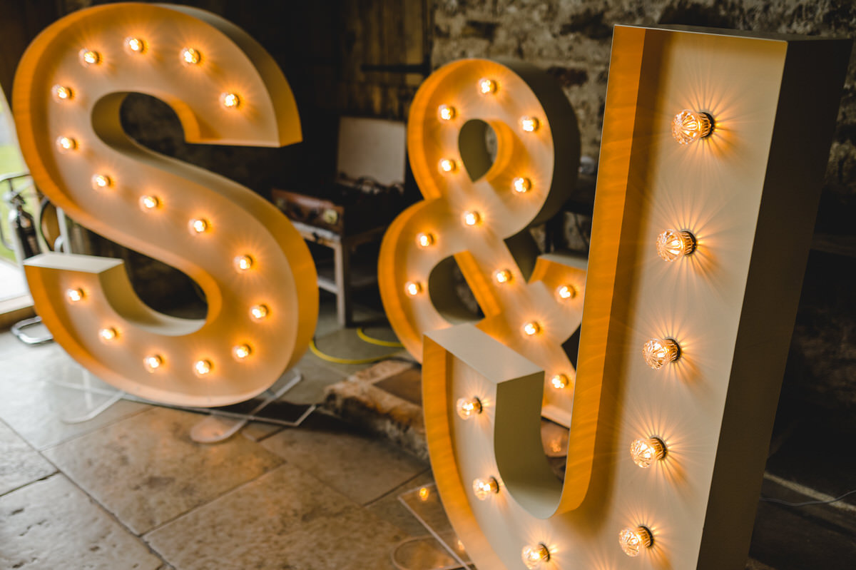 Big S J letters