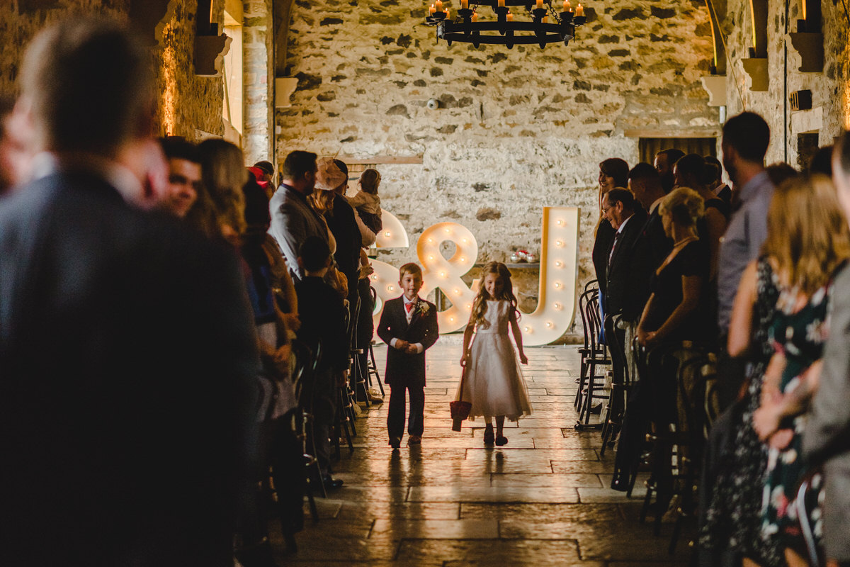 flower girl and page boy