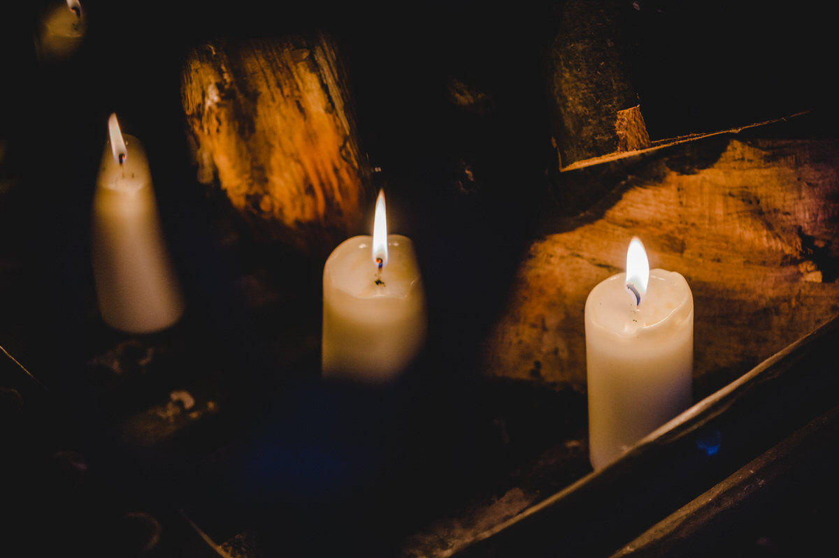 candles for that cozy feel