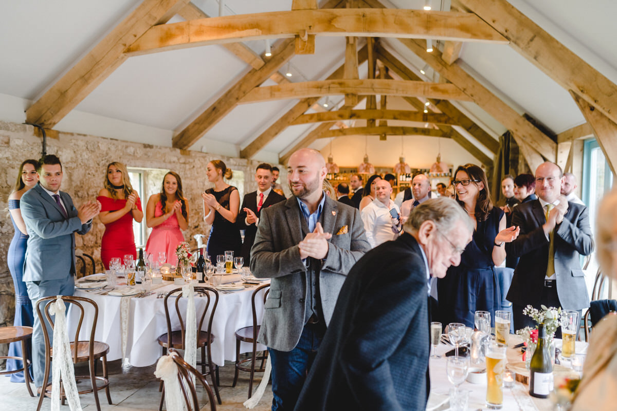 sit down meal under the rafters