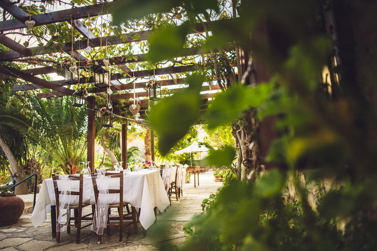 tables and chairs ready for the meal