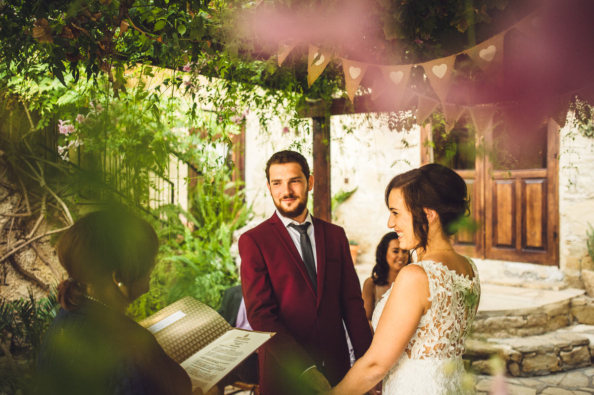vows are exchanged
