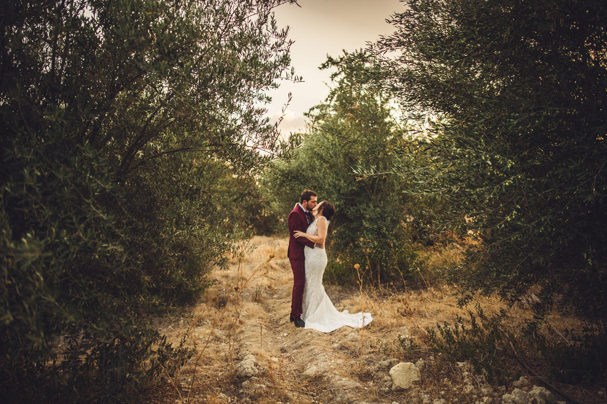 a stunning bride and groom shot