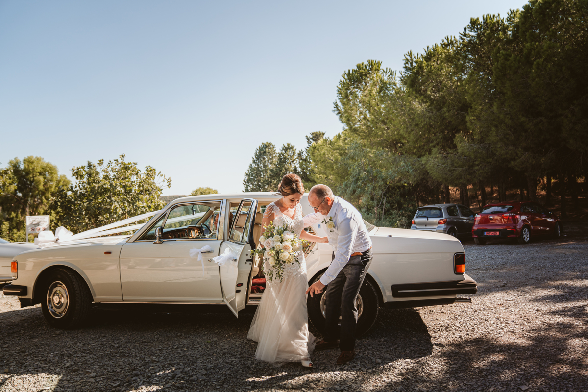 Discover how Ellie and Jack's ethereal, romantic Cyprus wedding unfolded, captured magically moment by moment by us, their Minthis Hills wedding photographer.