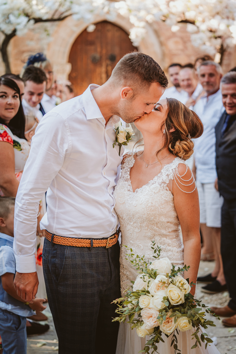 Discover how Ellie and Jack's ethereal, romantic Cyprus wedding unfolded, captured magically moment by moment by us, their Minthis Hills wedding photographer.