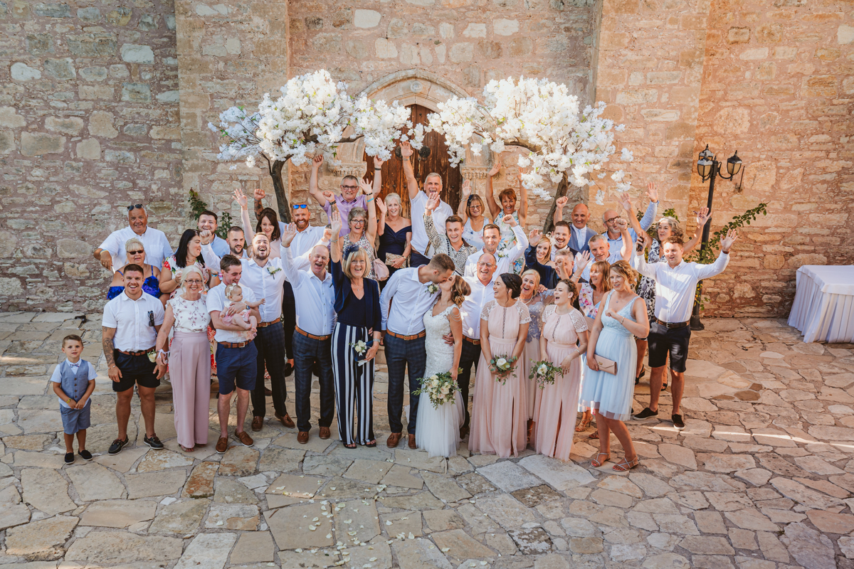 Discover how Ellie and Jack's ethereal, romantic Cyprus wedding unfolded, captured magically moment by moment by us, their Minthis Hills wedding photographer.
