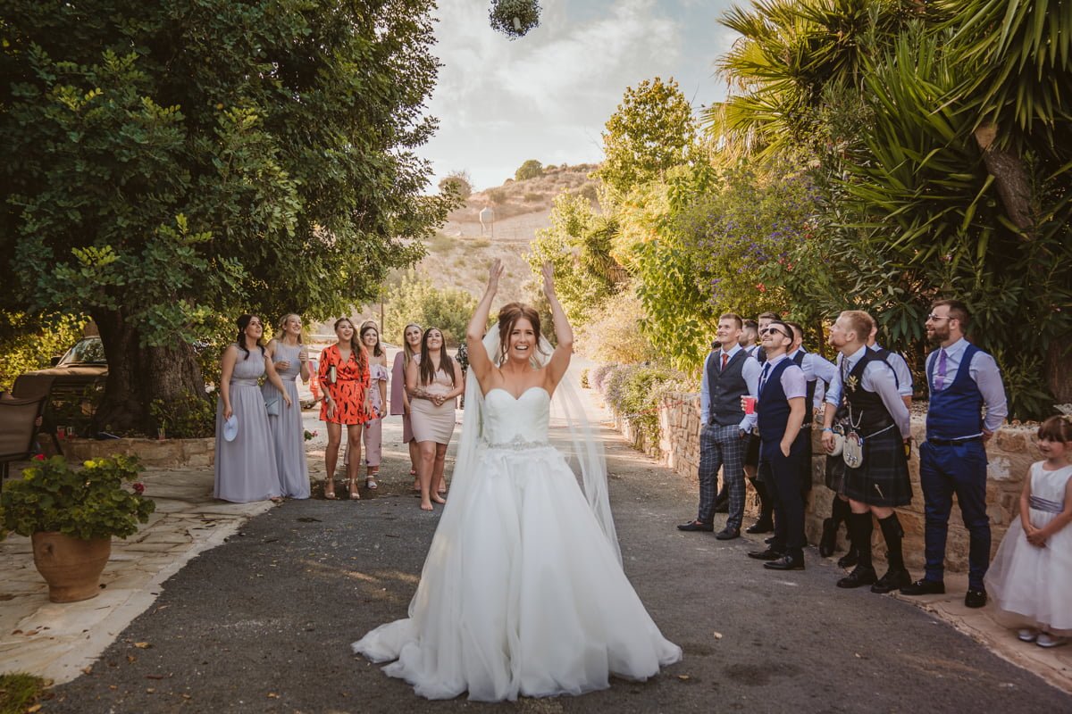 Get a behind-the-scenes look at Hannah and Keith's sun-kissed, laid-back wedding in Cyprus with Beziique, their epic Vasilias Cyprus wedding photographer.