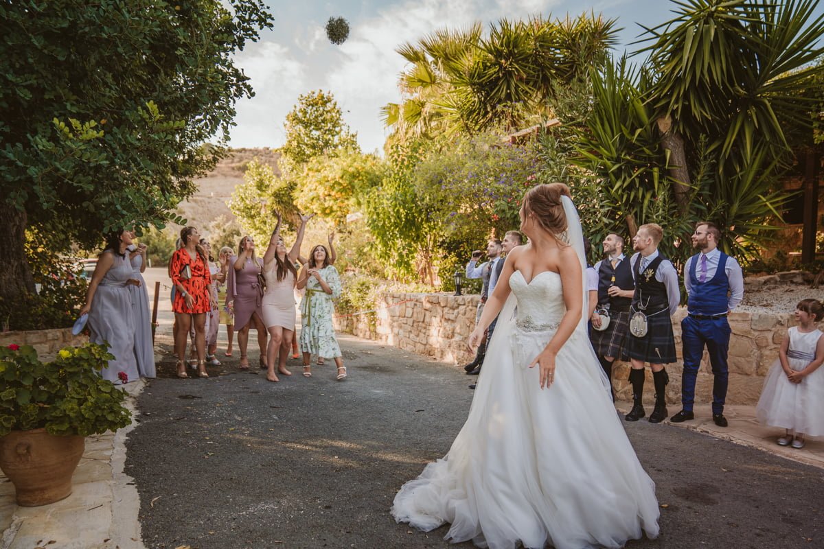 Get a behind-the-scenes look at Hannah and Keith's sun-kissed, laid-back wedding in Cyprus with Beziique, their epic Vasilias Cyprus wedding photographer.