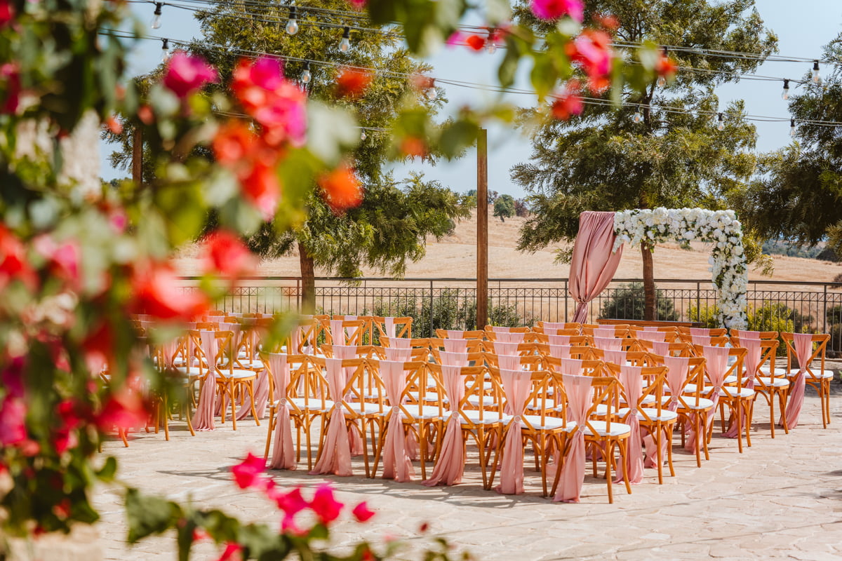 Fall feet first for Jess and Andy's Liopetro wedding in Cyprus, filled with sizzling sunsets and romantic smoke flares, captured by Kouklia wedding photographer