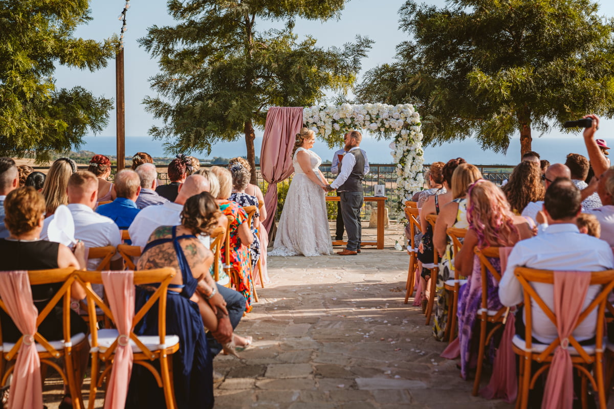 Fall feet first for Jess and Andy's Liopetro wedding in Cyprus, filled with sizzling sunsets and romantic smoke flares, captured by Kouklia wedding photographer