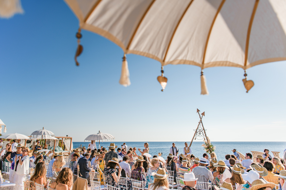 As this couple's Ibiza wedding photographer, we went on a five-day adventure with a beach ceremony and jungle festival reception. Prepare to be inspired...