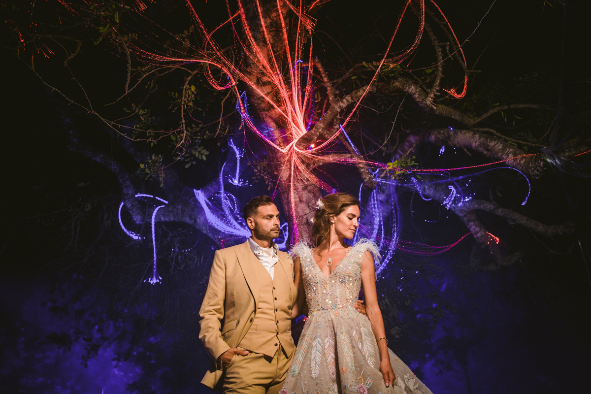 As this couple's Ibiza wedding photographer, we went on a five-day adventure with a beach ceremony and jungle festival reception. Prepare to be inspired...