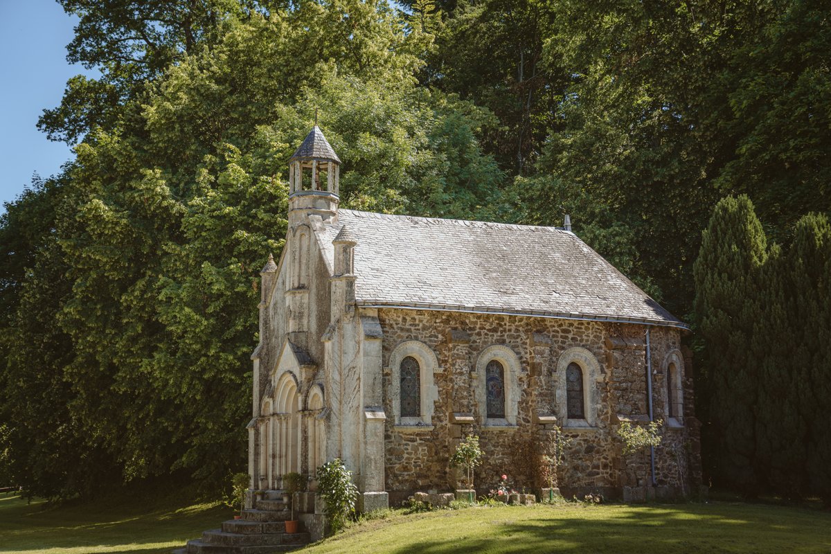 Lauren & Josh's Whimsical White Escape to the Chateau Wedding 6 Fall for this breathtaking France wedding, featuring a woodland ceremony and the best party ever, captured by their Escape to the Chateau wedding photographers