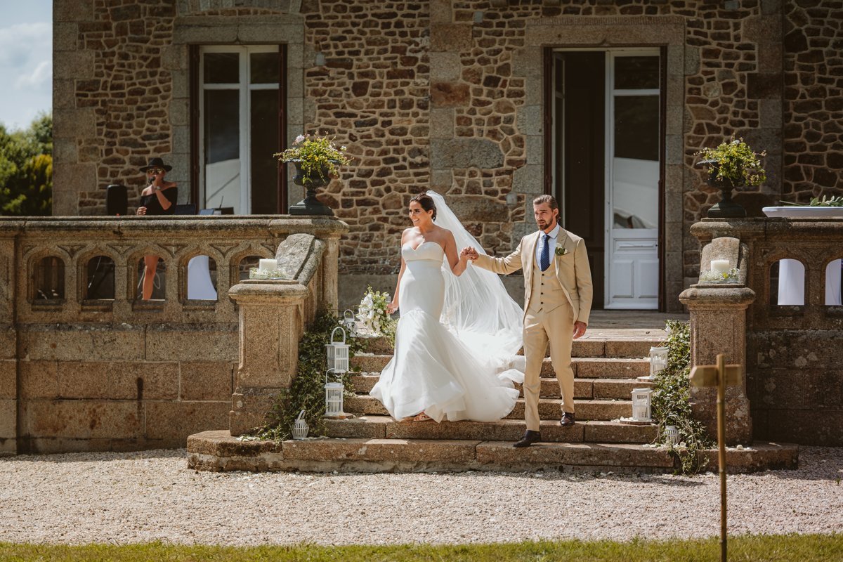 Fall for this breathtaking France wedding, featuring a woodland ceremony and the best party ever, captured by their Escape to the Chateau wedding photographers