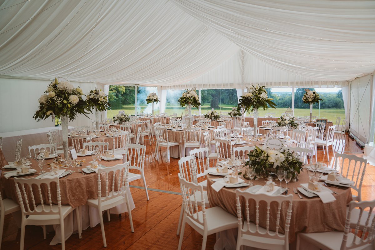 Lauren & Josh's Whimsical White Escape to the Chateau Wedding 24 Fall for this breathtaking France wedding, featuring a woodland ceremony and the best party ever, captured by their Escape to the Chateau wedding photographers