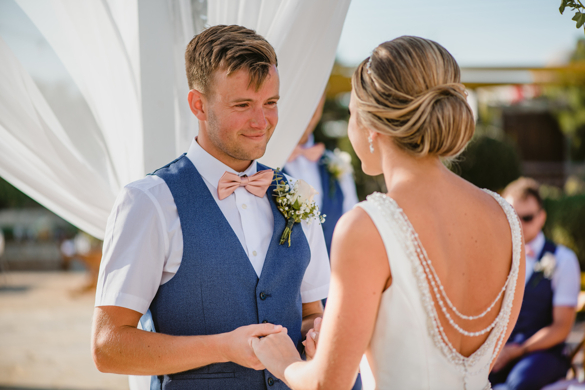 Nicola and Joel fell head over heels for Liopetro Venue for their destination wedding in Cyprus. Find inspiration and tips for your own wedding abroad here.