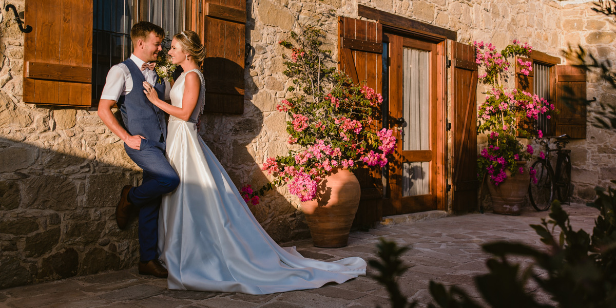 Nicola and Joel fell head over heels for Liopetro Venue for their destination wedding in Cyprus. Find inspiration and tips for your own wedding abroad here.