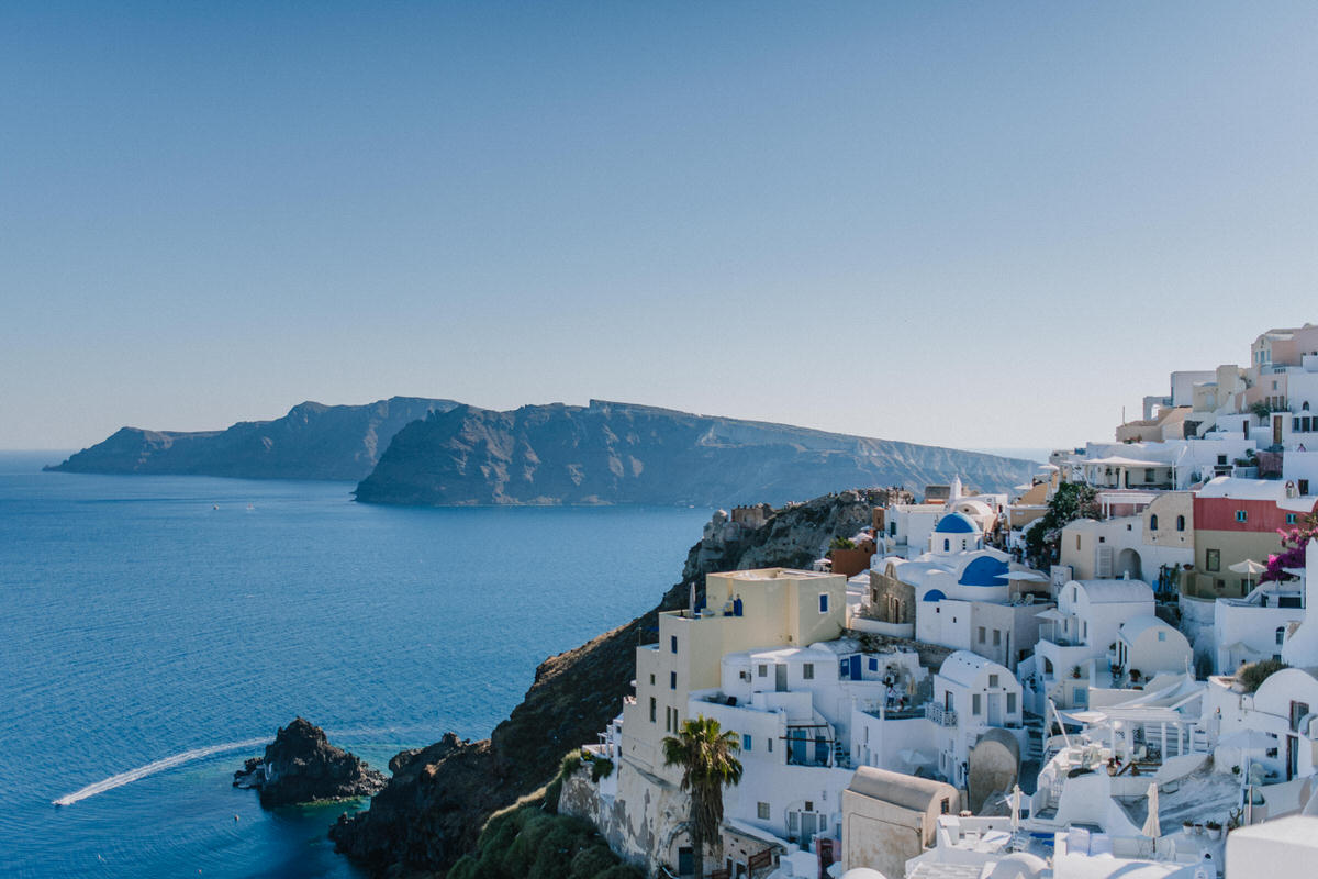 santorini destination wedding beziique