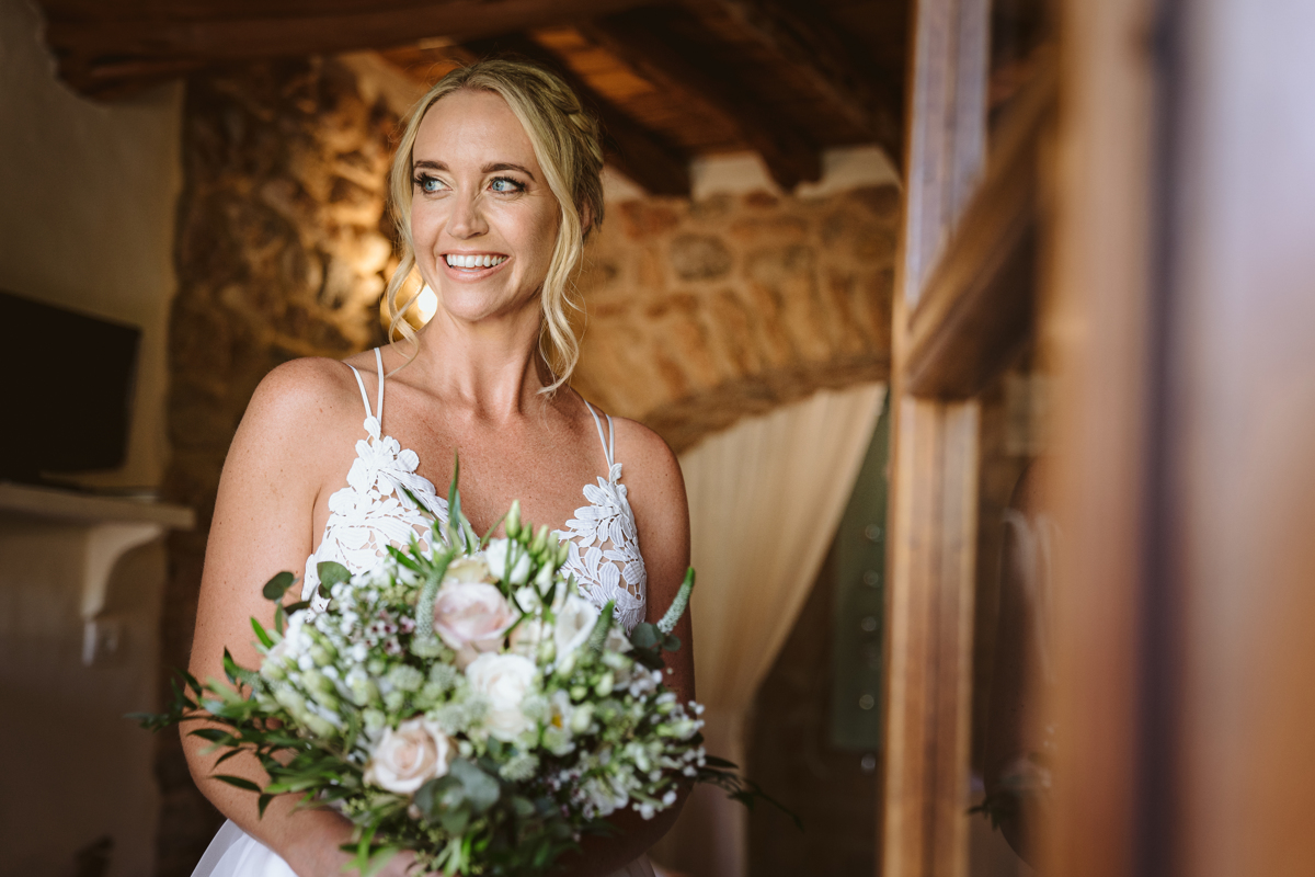 Iain & Sophie's Enchanting White Agroturismo Can Gall Ibiza Wedding 7