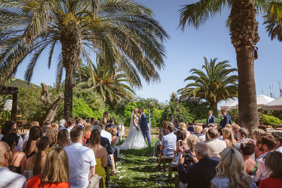 Iain & Sophie's Enchanting White Agroturismo Can Gall Ibiza Wedding 21