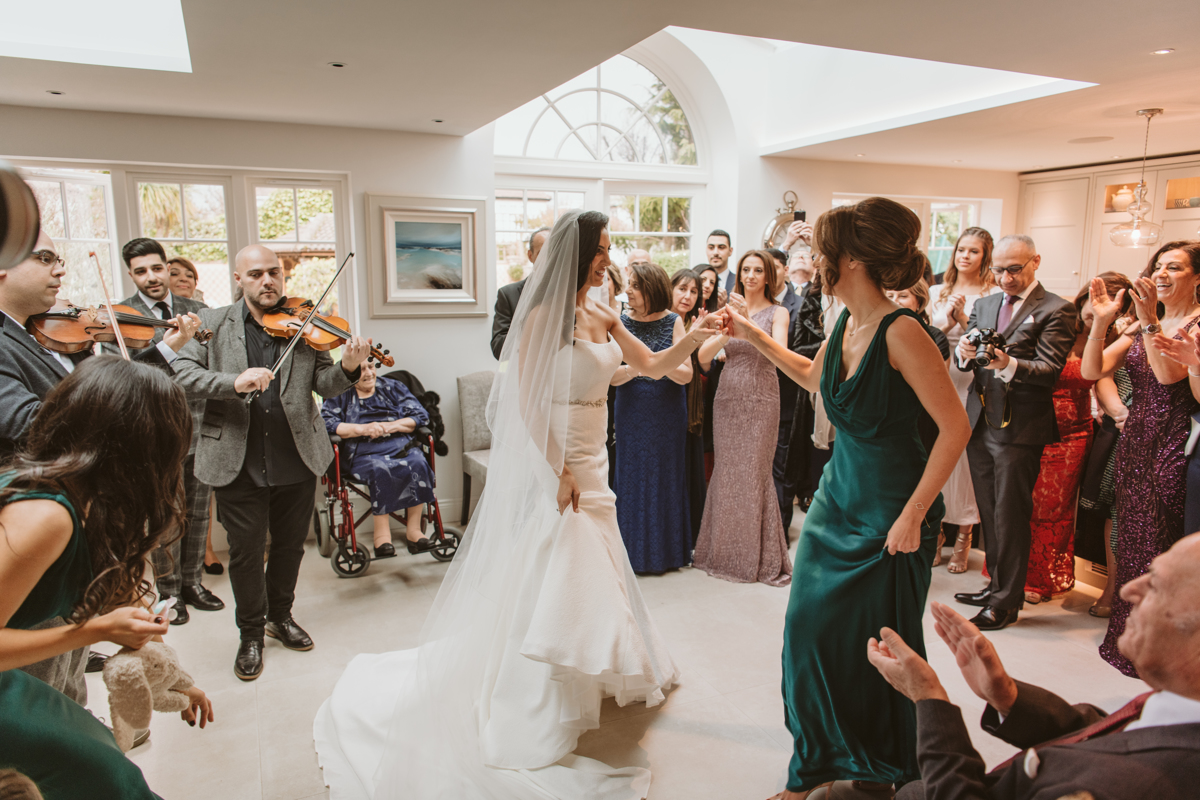 Fall head over heels for Stephanie and Jamie's Landmark Hotel London Wedding, captured by Beziique, their chosen Greek London wedding photographer