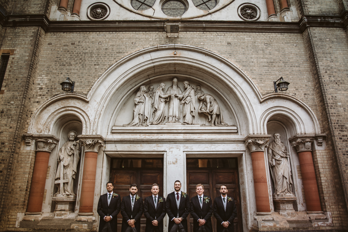 Fall head over heels for Stephanie and Jamie's Landmark Hotel London Wedding, captured by Beziique, their chosen Greek London wedding photographer