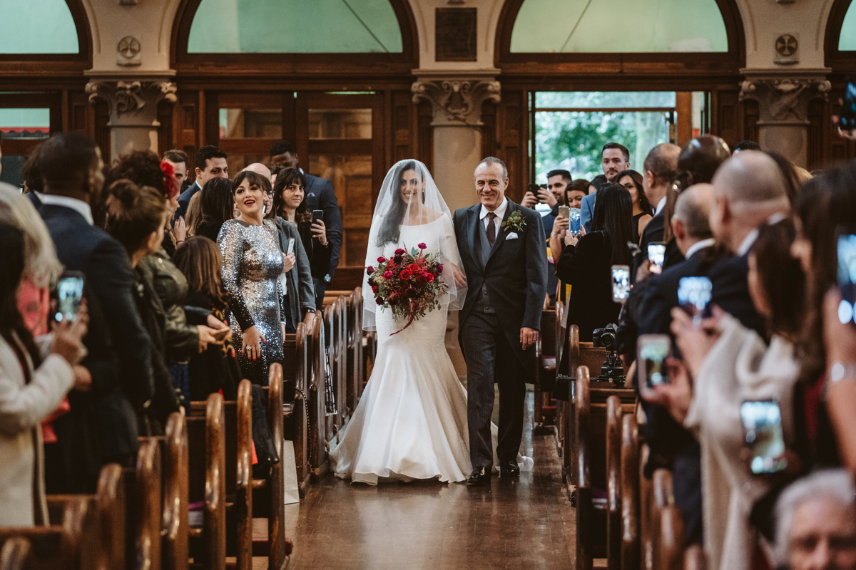 Fall head over heels for Stephanie and Jamie's Landmark Hotel London Wedding, captured by Beziique, their chosen Greek London wedding photographer